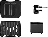 George Foreman Immersa Small Electric Grill Removable Control Panel Black view 5