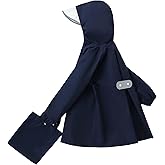 Toddler Raincoat Boys GirlsRain Poncho Lightweight Waterpoof Rain Jacket Children Rainwear S Size