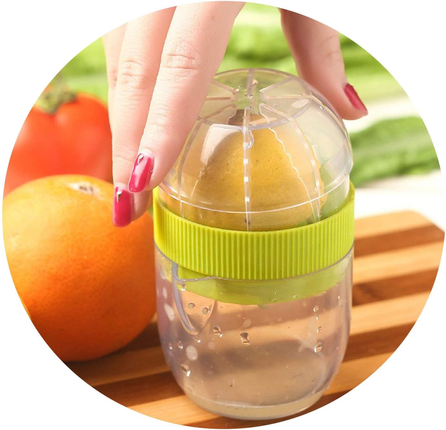 Krystal_wisdom Premium Quality Lemon Lime Squeezer Eco Friendly Material Manual Citrus Press Juicer Mini Juice Tool,Blue