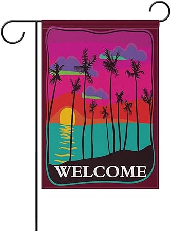 Flags Welcome Home Garden Flags Double Sided Scenery Printed Yard Banner Outdoor Decor Home Garden Casaalvarezrh Com