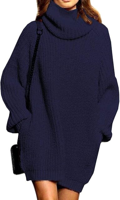 womens navy sweater dress