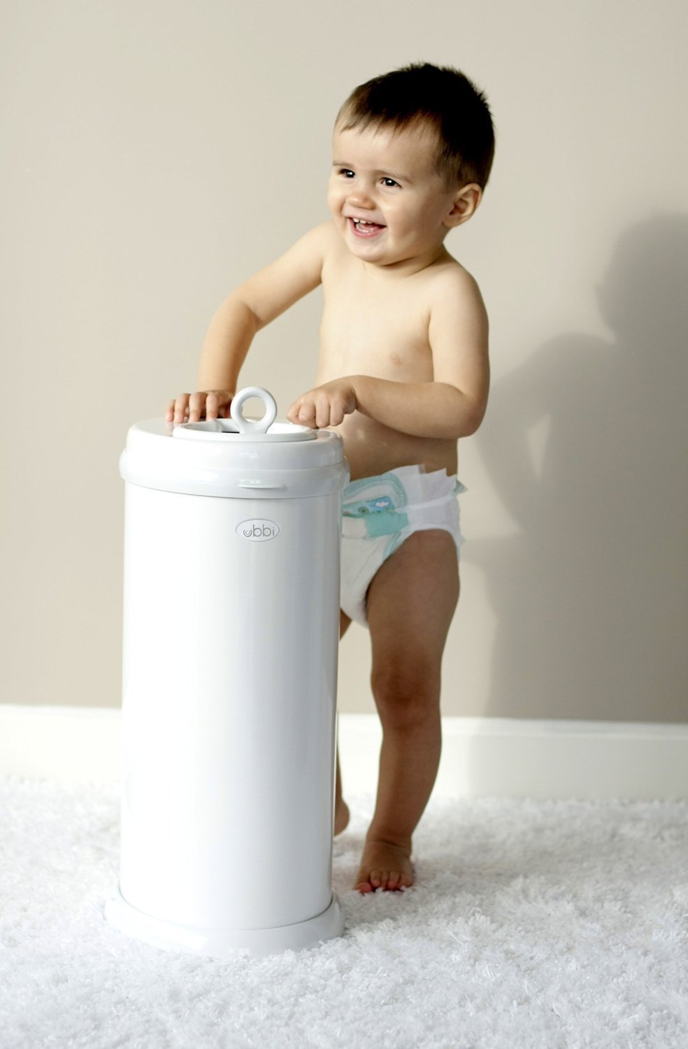 Ubbi Money Saving, No Special Bag Required, Steel Odor Locking Diaper Pail, eBay