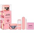 Le Mini Macaron DIY Gel Manicure Kit | Gel Nail Polish Kit w/ LED Nail Dryer Lamp, 1 Gel Polish, Cuticle Stick, Nail File, & Remover Wraps, Rose Crème
