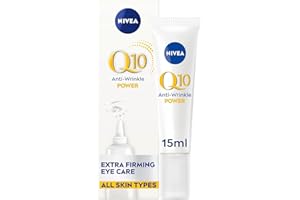 NIVEA Q10 POWER Anti-Wrinkle + Firming Eye Cream, 15mL | Anti-wrinkle eye cream with antioxidant Q10
