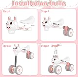 XIAPIA Baby Balance Bike 10-36 Months Safety Trike with EVA Wheels Rabbit view 3