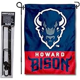 Howard Bison Garden Flag with Stand Holder
