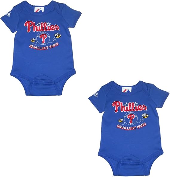 2PACKMajestic Philadelphia Phillies MLB Baby/Infant One