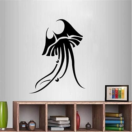 Quallen Tentakeln Wand Tiefsee Ozean Aufkleber Aufkleber Design Innen