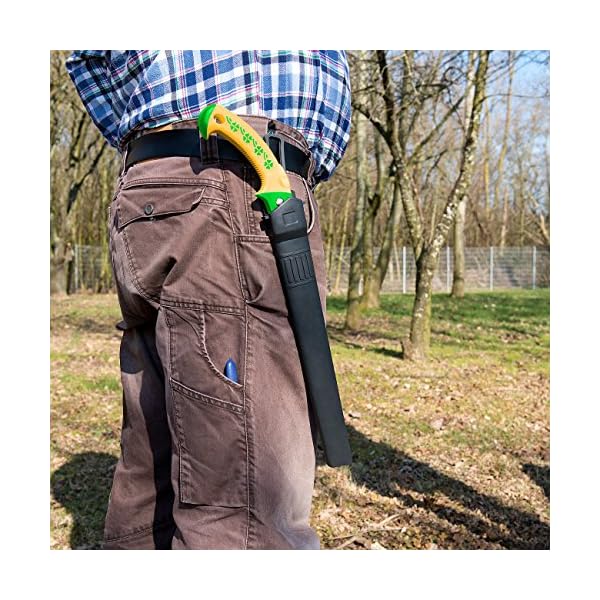 Royal Gardineer BaumsÃ¤ge: HandsÃ¤ge mit Grobzahnung & Holster, 30-cm-SÃ¤geblatt, 65Mn-Carbon-Stahl (BaumsÃ¤ge HandsÃ¤ge, SÃ¤gen, SÃ¤geblÃ¤tter) – Bild 6