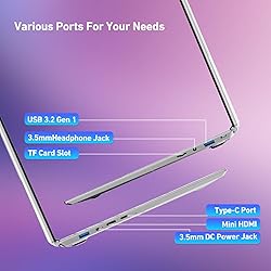 ANPCOWER 2025 Latest 14'' Laptop Windows 11, 8GB