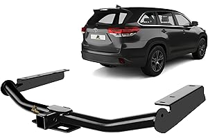 Geteen Class III Trailer Hitch, Tow Hitch 2 Inch Receiver Compatible with (2014-2019) Toyota Highlander, Multi-Fit Hitch to Receive Ball Mount Cargo Carrier Bike Rack Tow Hook