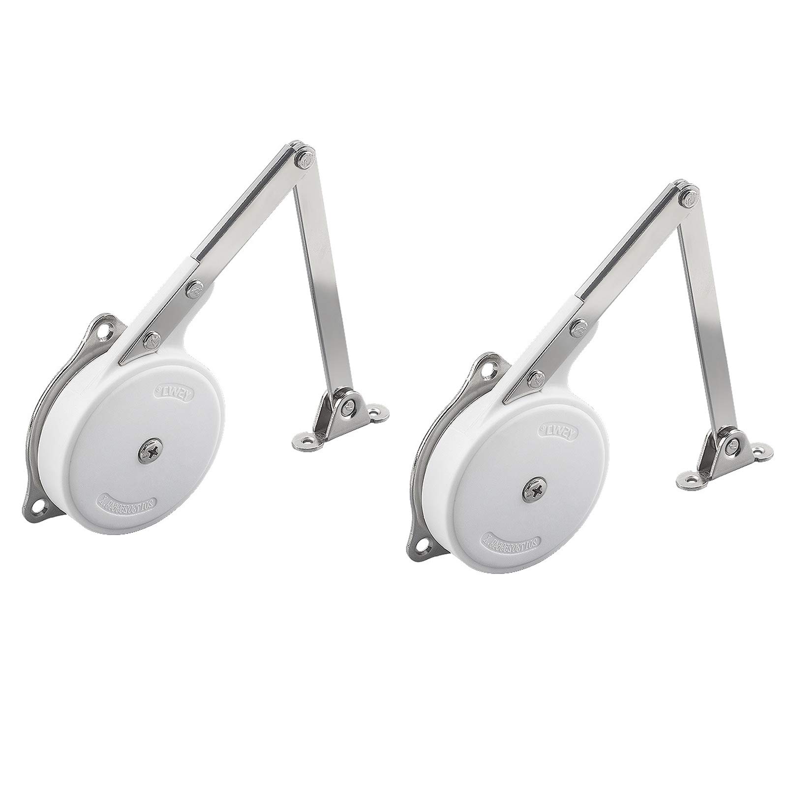 Soft Close Lid Support Hinge, Safety Hydraulic Lid Toy Box Damper Buffer for Storage Cabinet Door 2PCS