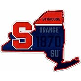 Rico Industries NCAA Syracuse Orange State Shape Cut Pennant - Home and Living Room Décor - Soft Felt EZ to Hang