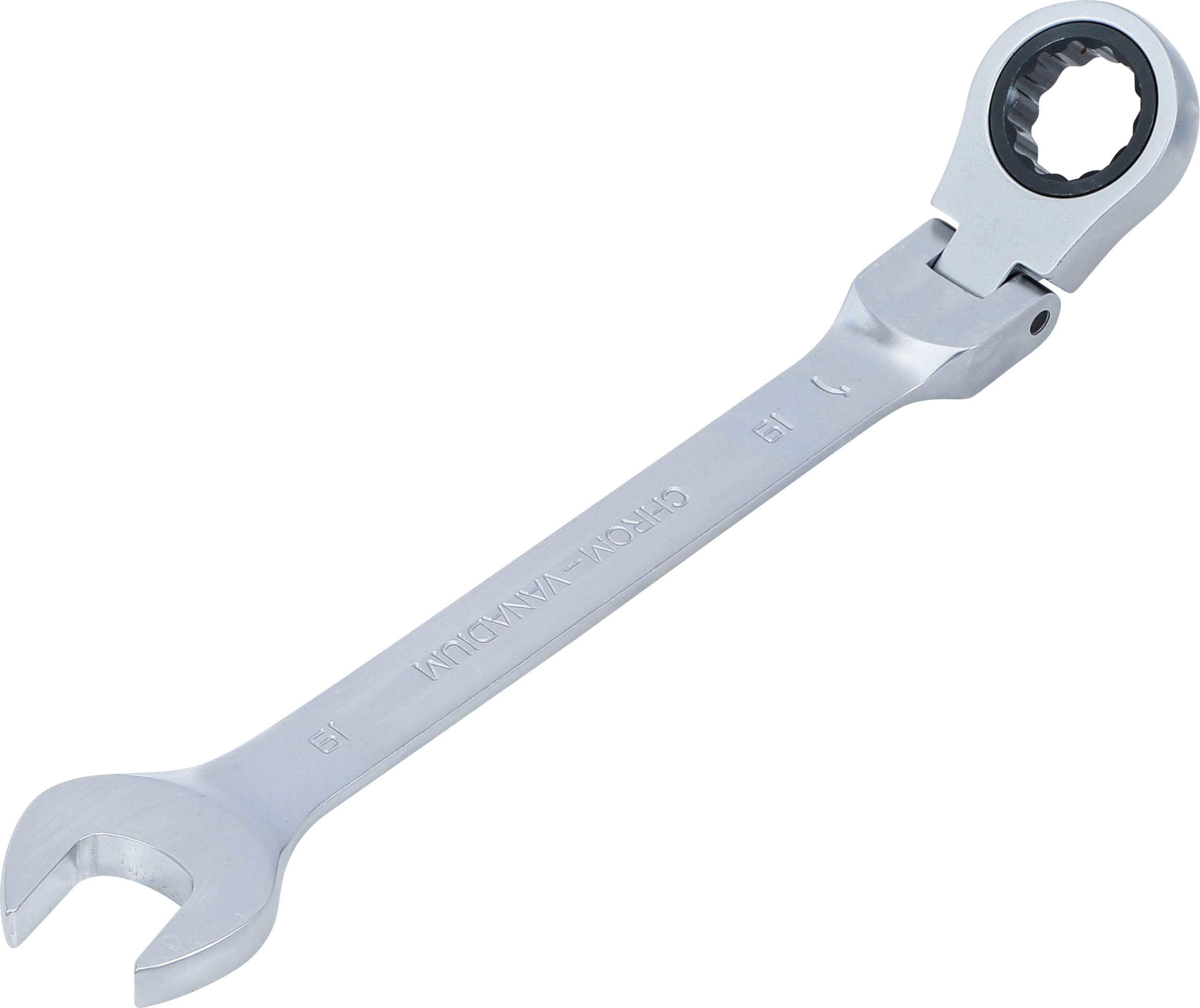 BGS 6719 | Ratchet Combination Wrench | adjustable | 19 mm