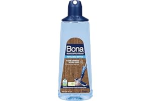 Bona Hardwood Floor Cleaner Spray Mop Cartridge - 34 fl oz - Unscented - Refillable - Residue-Free Floor Cleaning Solution for Bona Spray Mops for Wood Floors