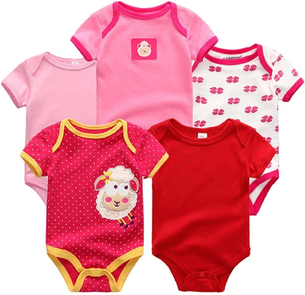 James Karon Little Angels Collection Infant Onezies (Girls The Pinks, 6 Months): Clothing