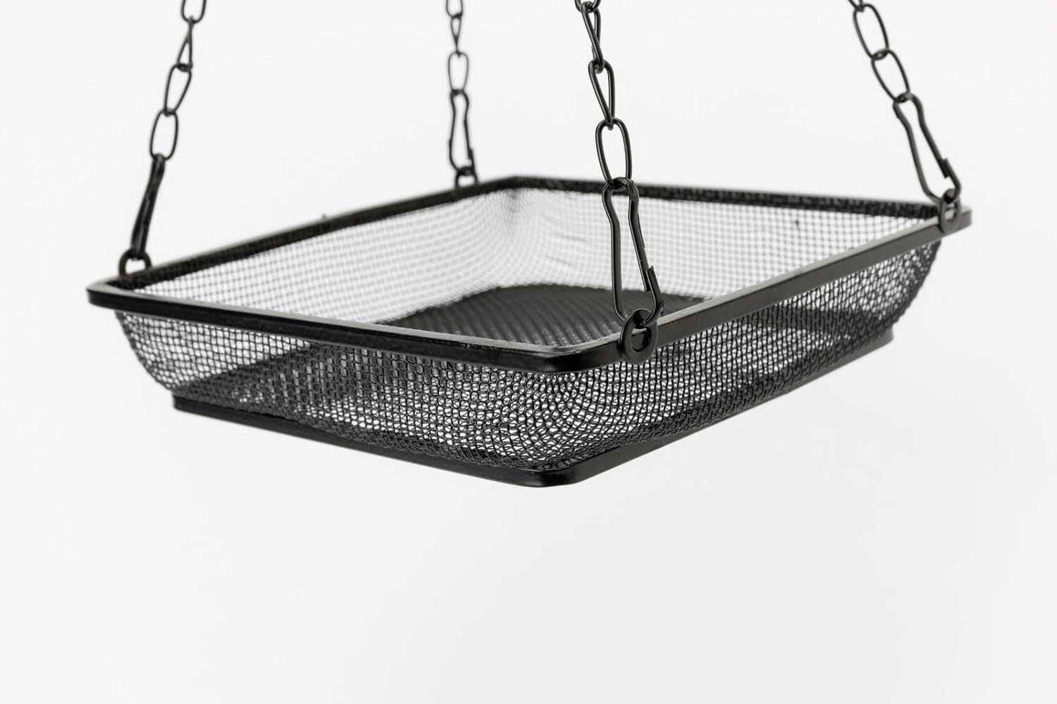 WOSIBO Hanging Bird Feeder Tray, Platform Metal Mesh Seed Tray for Bird Feeders, Outdoor Garden Decoration for Wild Backyard Attracting Birds : Garden & Outdoor