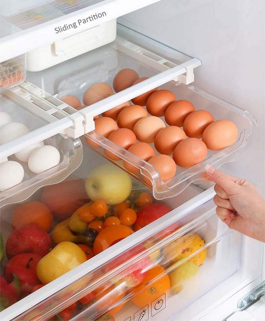 Fridge Egg Drawers Refrigerator Egg Storage Container