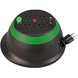 Designcord Auto Rewind Extension Cord Reel, 20-Feet General Duty 16/3 AWG