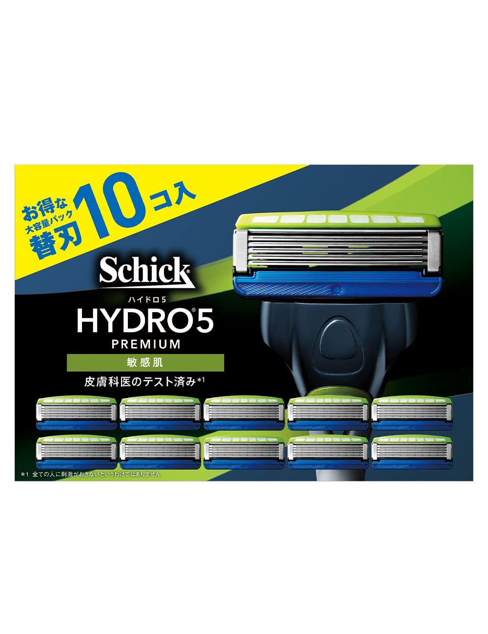Schick(シック) ハイドロ5プレミアム 敏感肌 替刃(10コ入) 髭剃り カミソリ 【Amazon.co.jp限定】商品画像