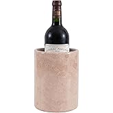 Radicaln Marble Wine Chiller Bucket 6.5" Inches Verona Handmade Champagne Chiller For Bar Accessories, Ideal Beverage Cooler & Wine Bottle Holder For Home Bar, Small Cooler and Wine Bucket