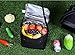 Lionkin8 Insulated Lunch Bag Tote Black Food Handbag lunch box with Shoulder Strap For Men Work Outdoor