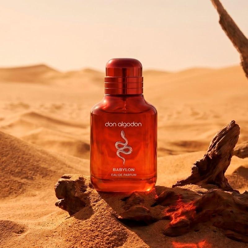 Don Algodón Babylon Set Regalo Hombre Eau de Parfum 100ml + Eau de Toilette 30ml. Bergamota, Pimienta Rosa y Vetiver.