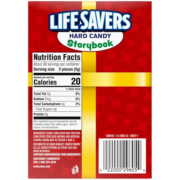 LIFE SAVERS FIVE FLAVOR CHRISTMAS STORYBOOK BOX (6.84 OUNCES)