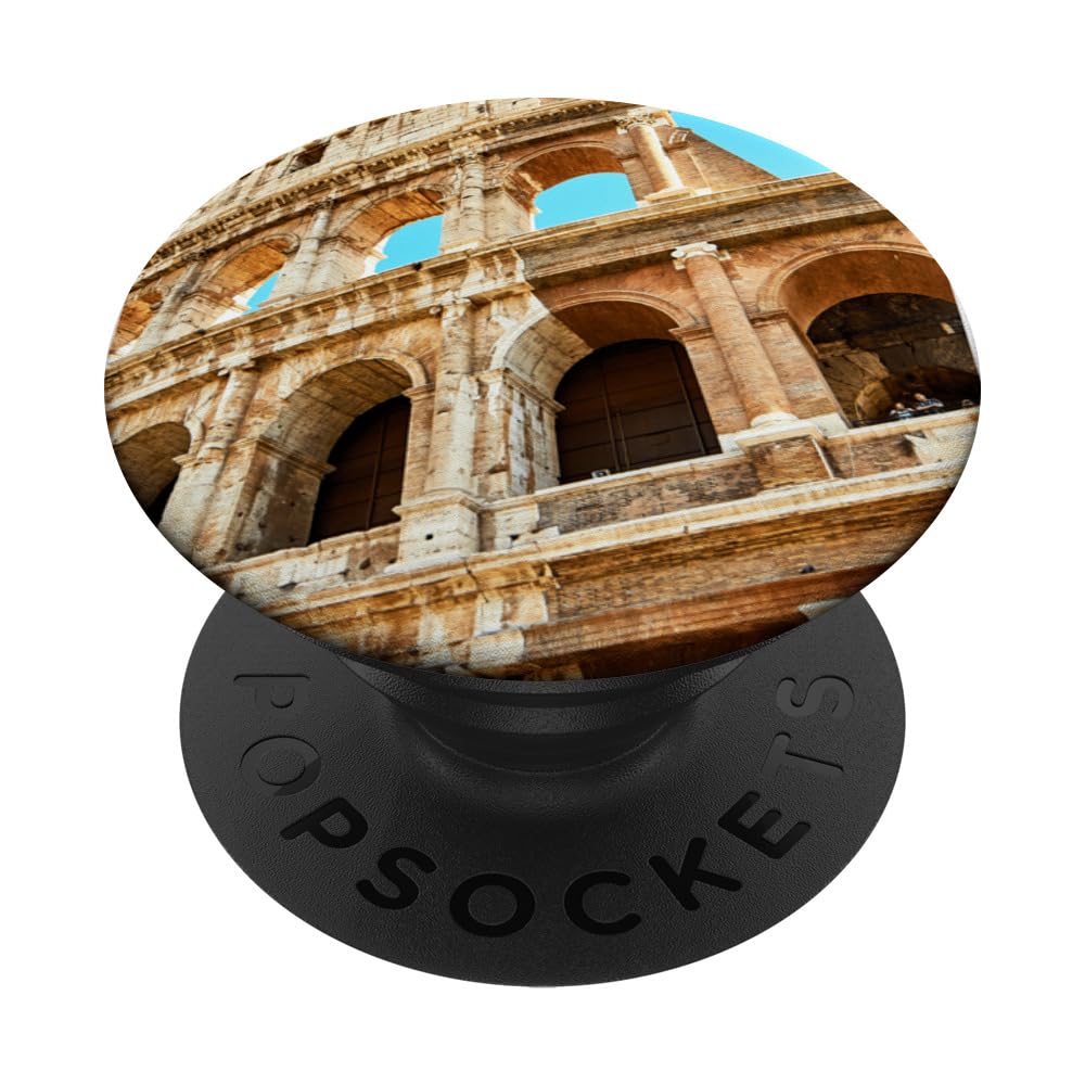 Italy Travel Art - Colosseum Souvenir - Rome, Italian PopSockets Swappable PopGrip