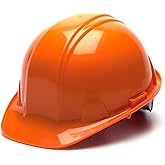 Pyramex Safety SL Series Cap Style Hard Hat, 4-Point Snap Lock Suspension