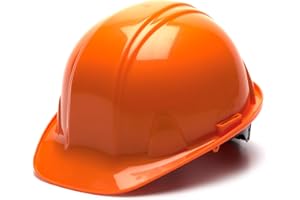 Pyramex Safety SL Series Cap Style Hard Hat, 4-Point Snap Lock Suspension