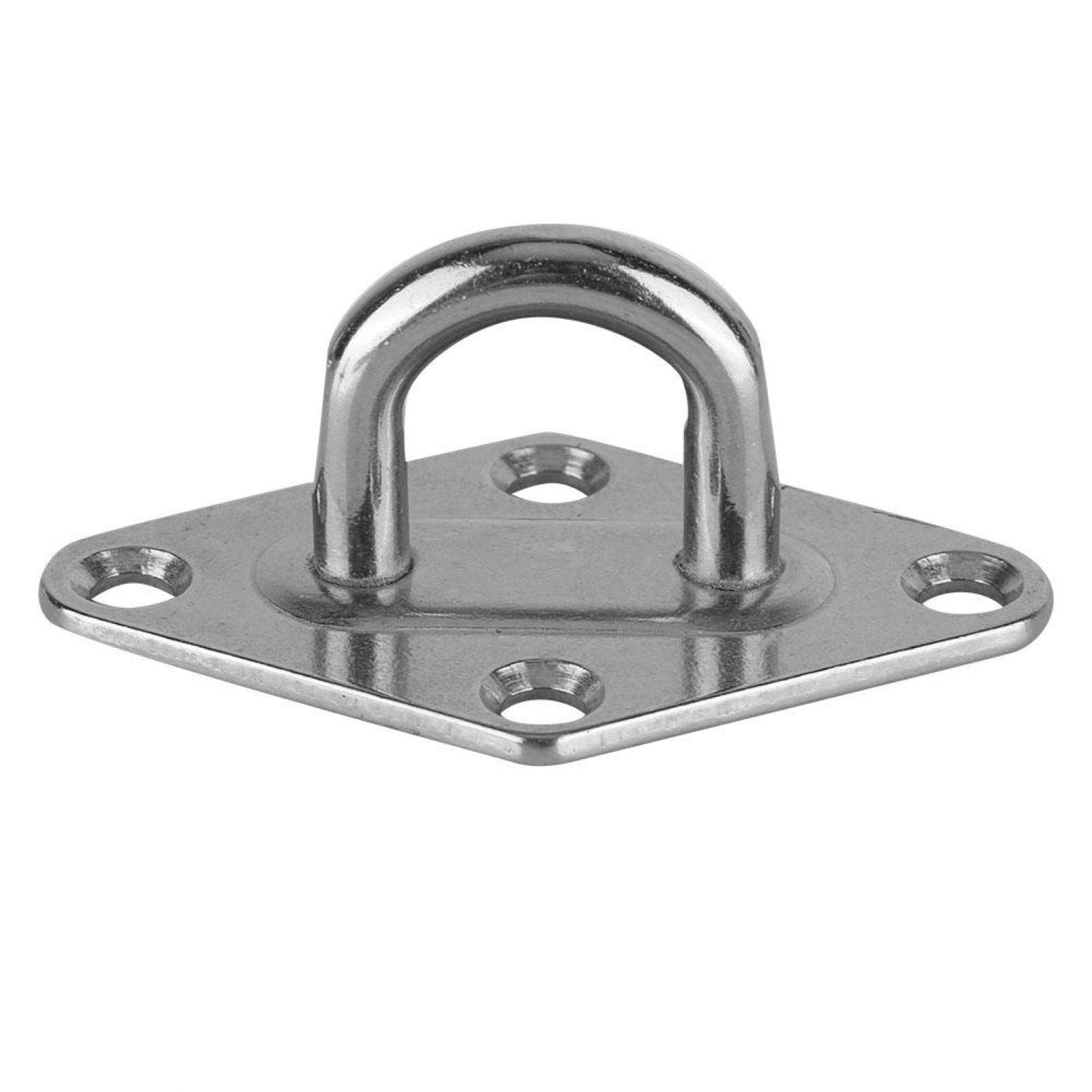 Alomejor 4 Types Diamond Pad Eye 304 Grade Stainless Steel Heavy Duty Pad Eye Boat/Yacht Accessory(5mm)