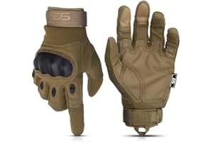 Glove Station The Combat Motorcycle Gloves - Tactical Gloves with Touchscreen for Outdoor Sports, BMX, Dirt Bike and Cycling