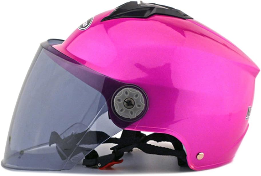 Motorcycle Motor Scooter Motorbike Moped Bike Electric Vehicle Head Work Protection Safety Mask Helmet Head Cover Balaclava Bird Mouth Gear 318 Rose Red