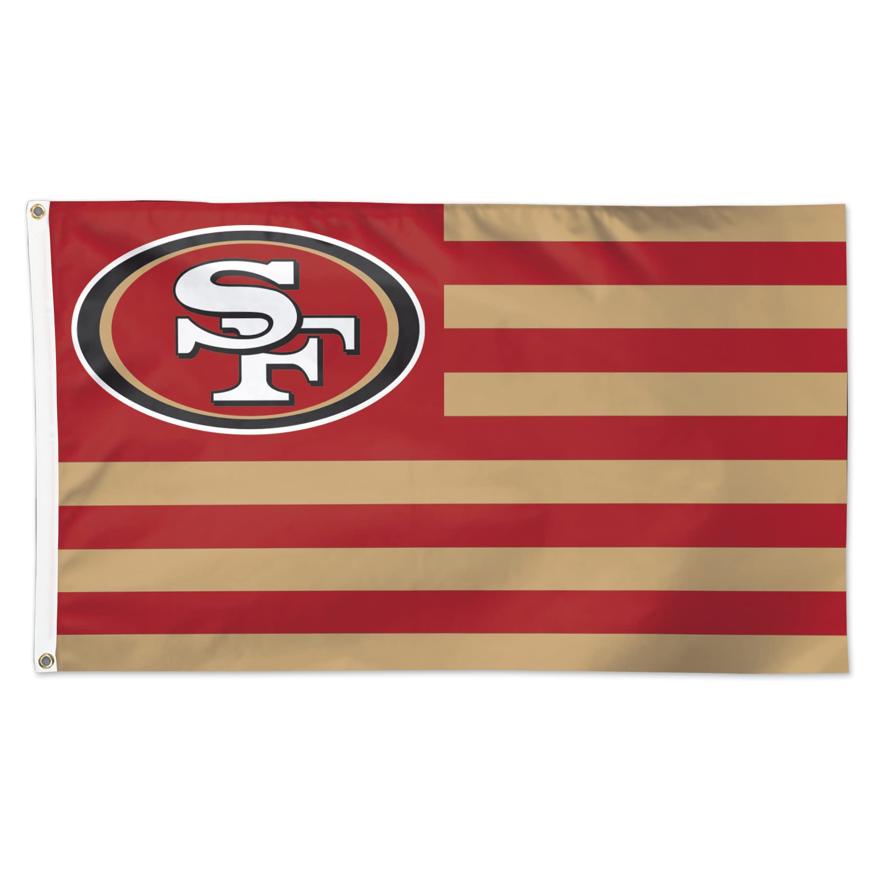 Wincraft NFL San Francisco 49ers Flag3'x5' Flag, Team Colors, One Size