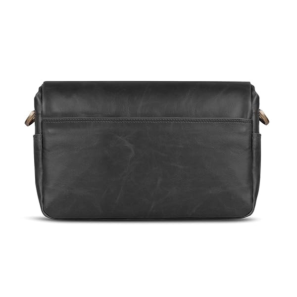 MEGAGEAR LEATHER CAMERA MESSENGER BAG FOR MIRRORLESS, INSTANT AND DSLR CAMERAS