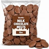 Milk Chocolate Melting Wafers for Dipping, Coating &amp; Decorating, 12 oz | Milk Chocolate Melting Wafers for Cake Pops, Pretzels, Cookies, Strawberries, Dipping, Coating &amp; Candy Making, 12 oz