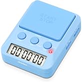 dretec Study Timer, Time Up 2, Silencing, Exam, Qualification, Cooking, Blue