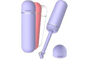 Portable Bidet for Travel & Camping - Manual Squeeze Handheld Peri Bottle for Feminine Hygiene, Water Storage & 3 Leak-Proof 