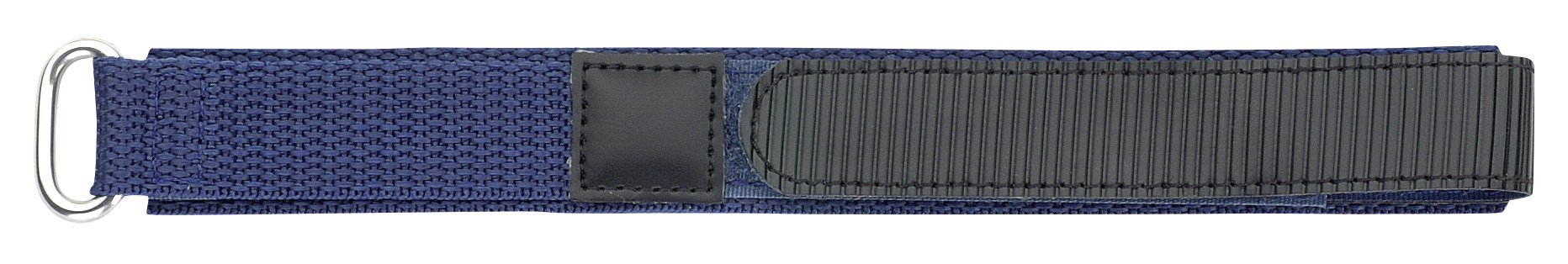 Eichmüller Textile watch strap with Velcro closure, dark blue, 20 mm, Straps