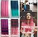 X&Y ANGEL Two Tone One Piece Straight Synthetic Thick Hair Extension Clip-on Hairpieces