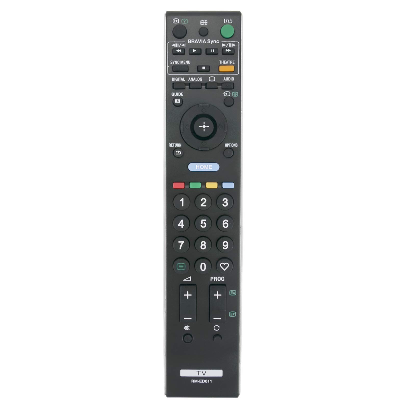 VINABTY RM-ED011 Replace Remote for Sony TV KDL-40W47xx KDL-52W4730 KDL-46W4730 KDL-46W4720 KDL-52W4710 KDL-46W4710 KDL-52W4500 KDL-40W4500 KDL-52W40xx KDL-52W4000 KDL-46W4000 KDL-52W42xx KDL-52W4230