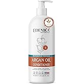 Edenika Botanicals Argan Oil Moisturizing Conditioner with Avocado, Blackberry & Jojoba, 16 fl oz, Restorative & Smoothing Formula, Vegan, Paraben-Free, Sulfate-Free, for All Hair Types