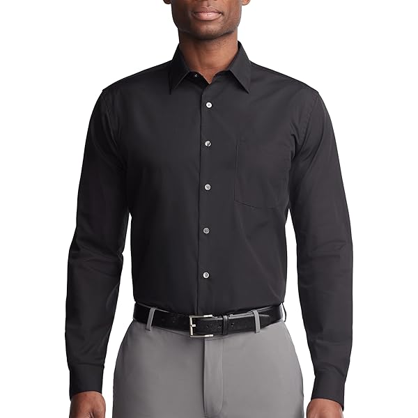 london fog dress shirts LONDON FOG Men Slim Fit 100% Cotton Wrinkle Free Check Shirt