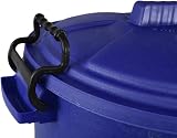 Srendi 50L Blue Plastic Storage Bin Locking Lid Outdoor Food Storage UK Made view 2