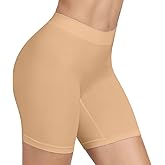 BESTENA Slip Shorts for Under Dresses Seamless Smooth Workout Yoga Bike Shorts for Women
