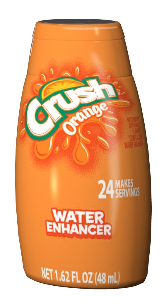 Crush Orange Liquid Water Enhancer, 1.62 OZ, 4 Count Powdered Drink Mixes