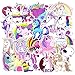Laptop Stickers, Water Bottle Stickers for Hydro Flask Laptop Water Bottles Car Bumper Skateboard Guitar Bike Luggage Waterproof Vinyl Decals Cool Graffiti Stickers Pack (30 Pcs Unicorn Stickers)