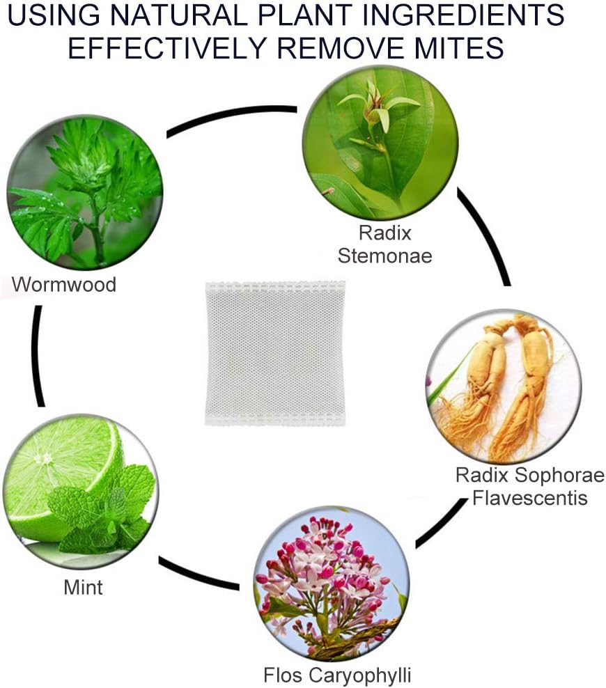 Dust Mite Treatment, Natural Herbal Mite Exterminating Pad, Anti-mite Pad Cushion - Image 3