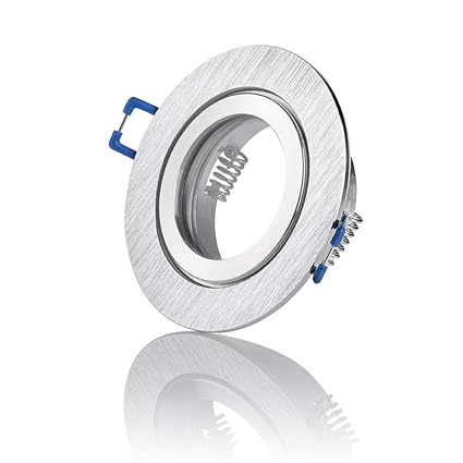 sweet-led, 4er Pack SW-RC04, IP44 Alu,Einbaurahmen, Feuchtraum Badezimmer, Bad/Einbauleuchte aus Aluminium, inkl GU10 Fassung